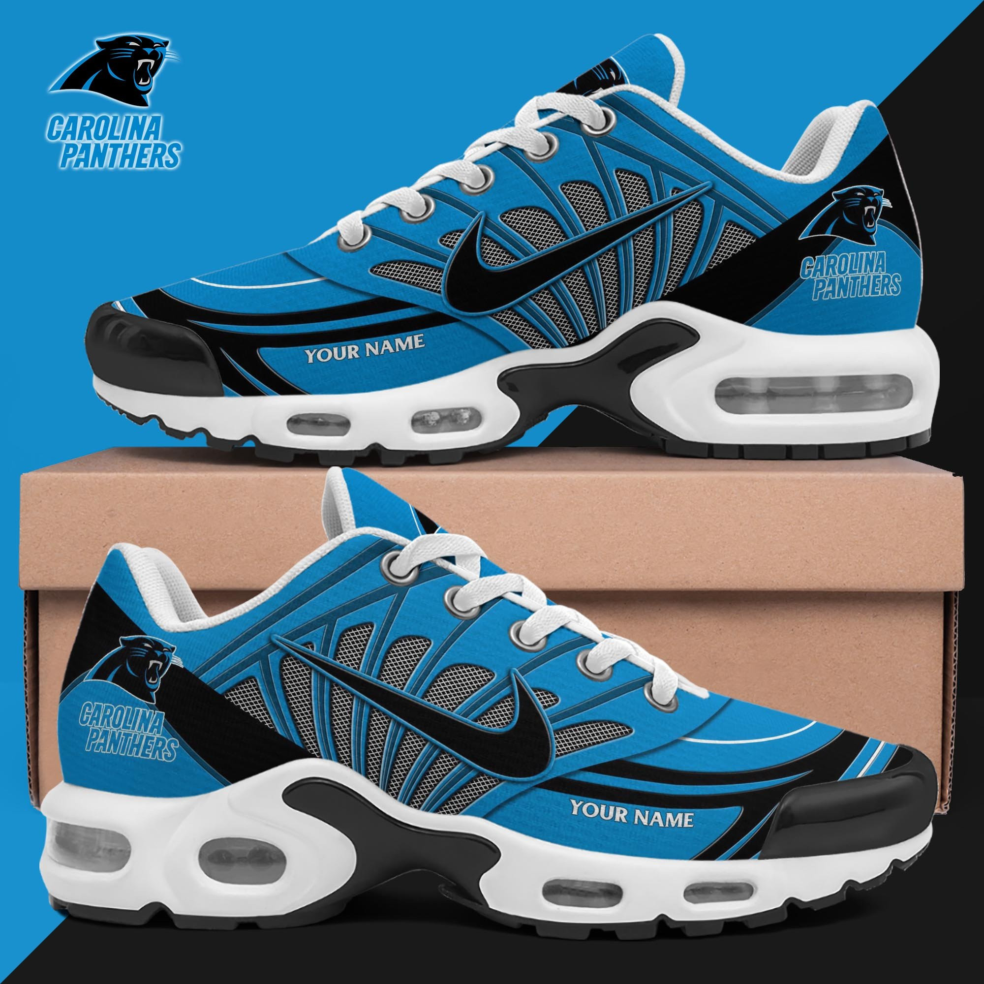 JWFancy Carolina Panthers TN Shoes Sneakers For Men And Women