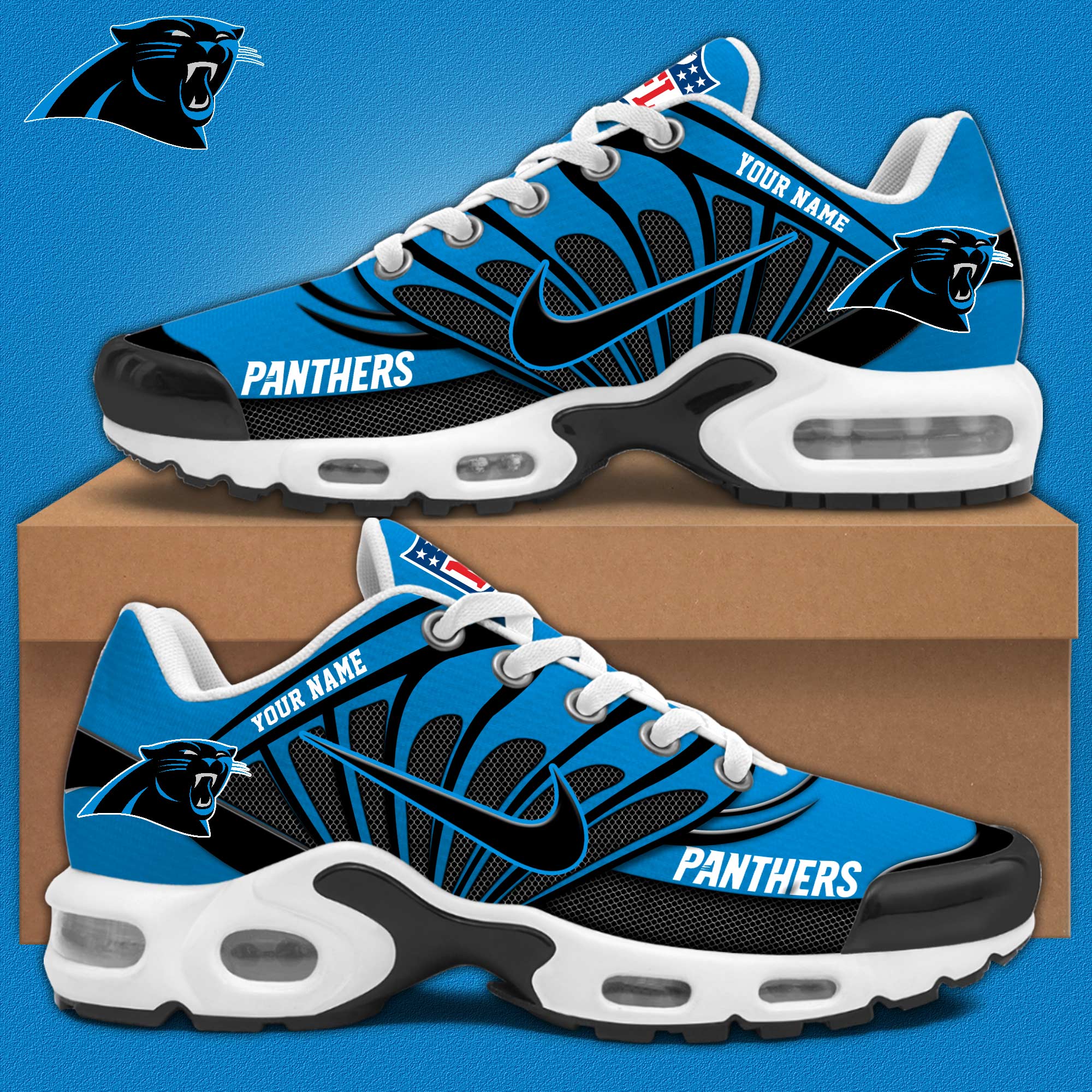 JWFancy Carolina Panthers TN Shoes Sneakers For Men And Women