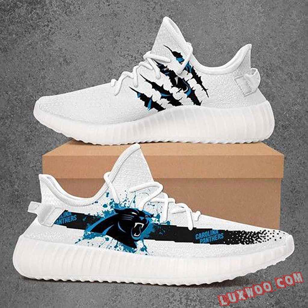 JWFancy Carolina Panthers Yeezy Boost Shoes For Men And Women