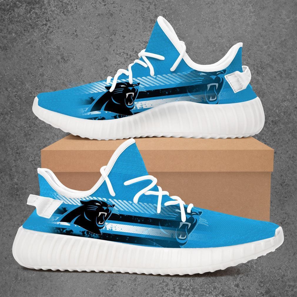 JWFancy Carolina Panthers Yeezy Boost Shoes For Men And Women