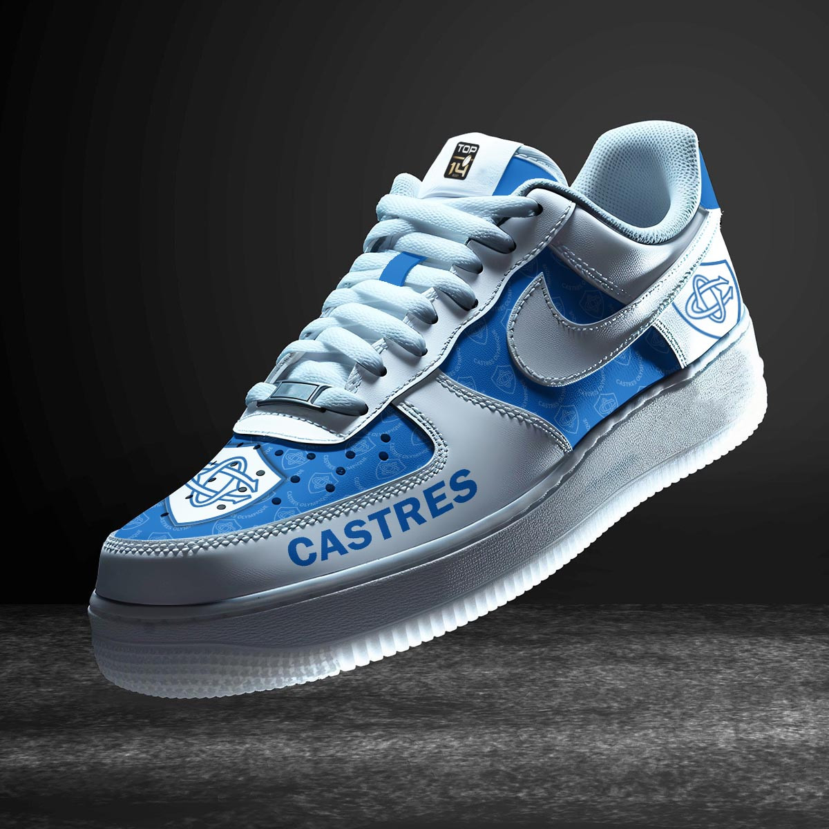 JWFancy Castres Olympique Air Low-Top Sneakers Shoes For Men And Women