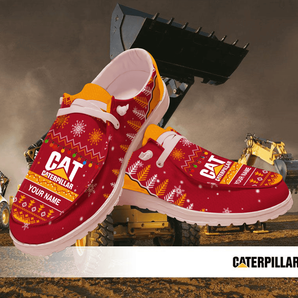 JWFancy Caterpillar Hey Dude Shoes Wally Men's Lace Up Loafers Comfortable For Men And Women