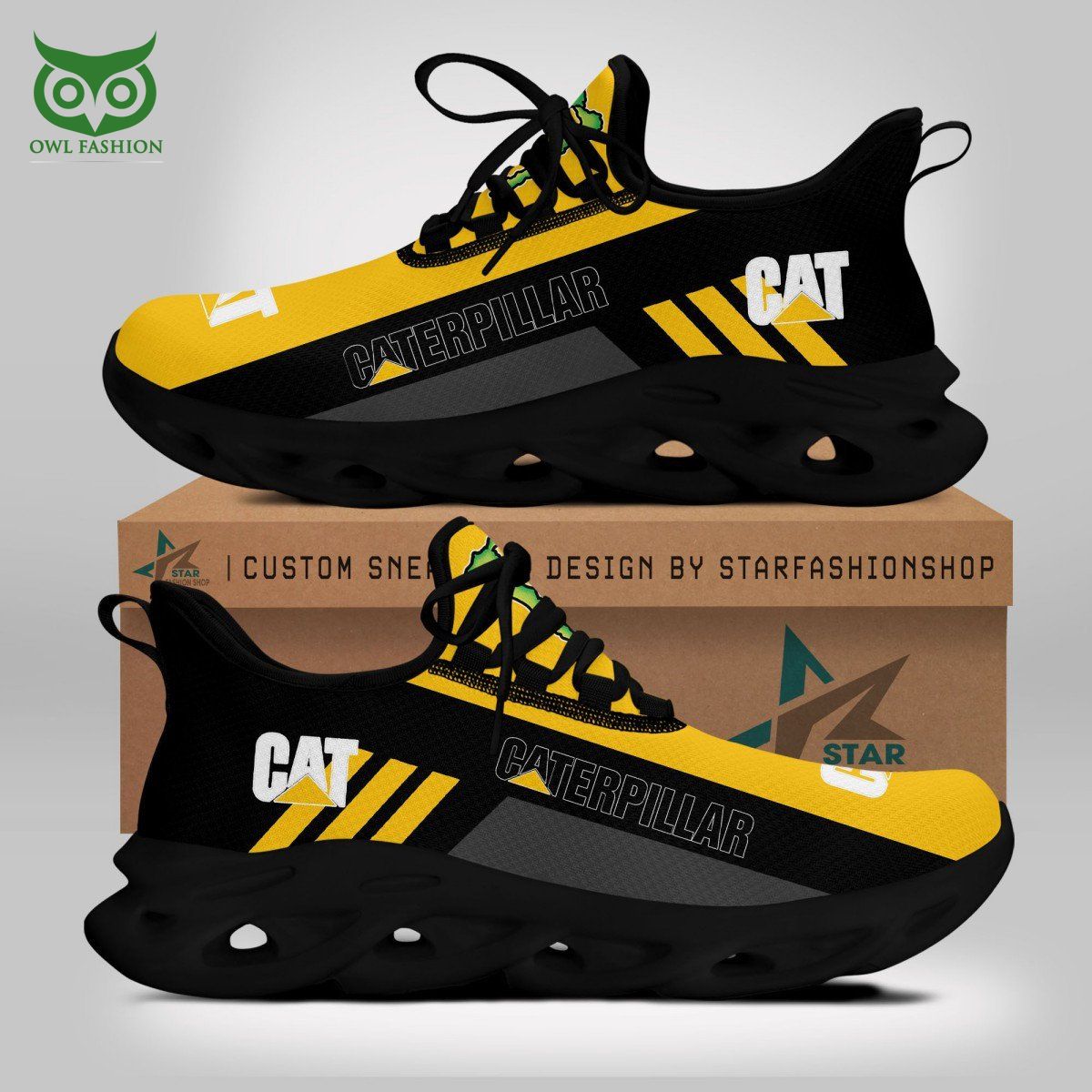 JWFancy Caterpillar Inc Max Soul Shoes Sneakers For Men And Women
