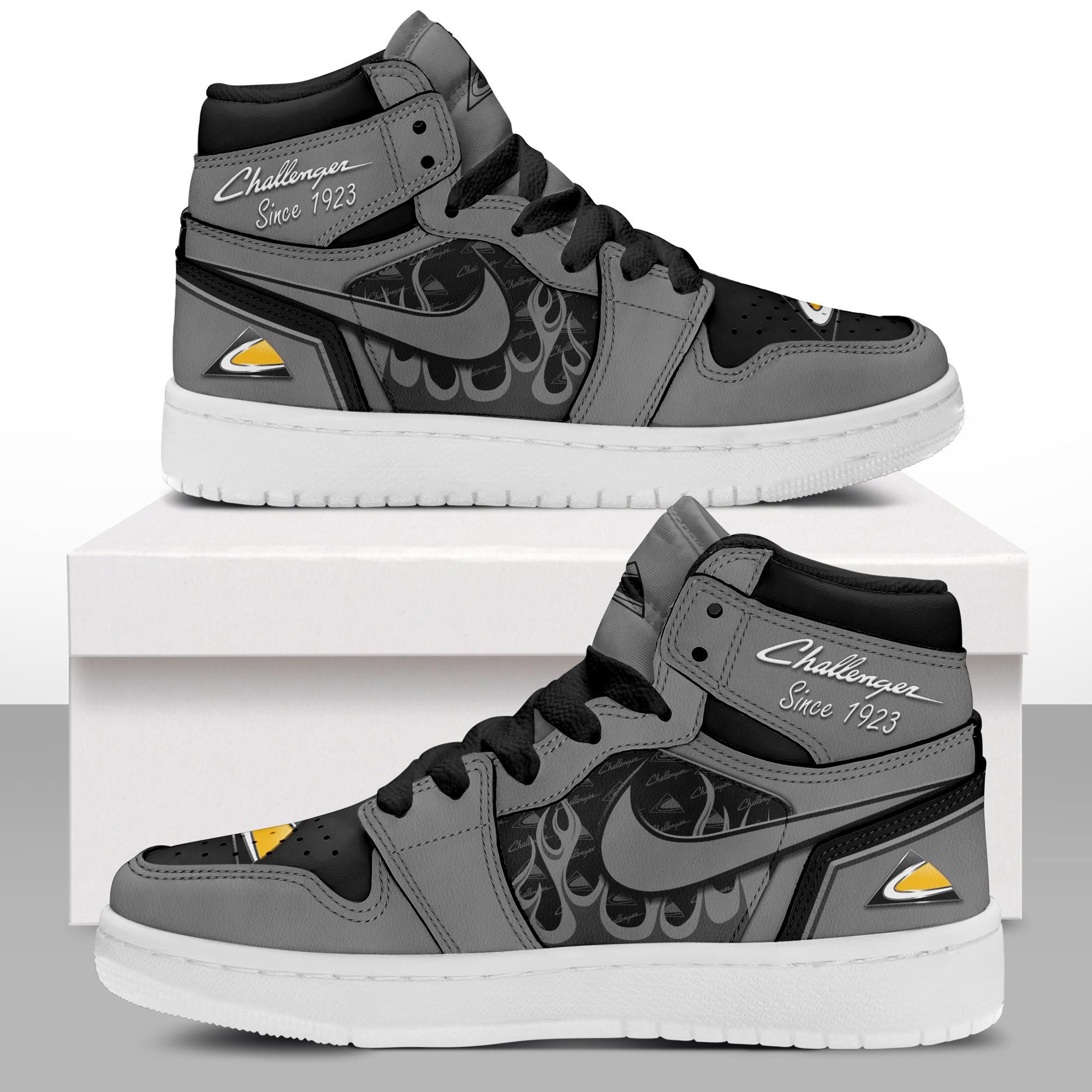 JWFancy Challenger AJ1 High Sneakers Shoes For Men And Women