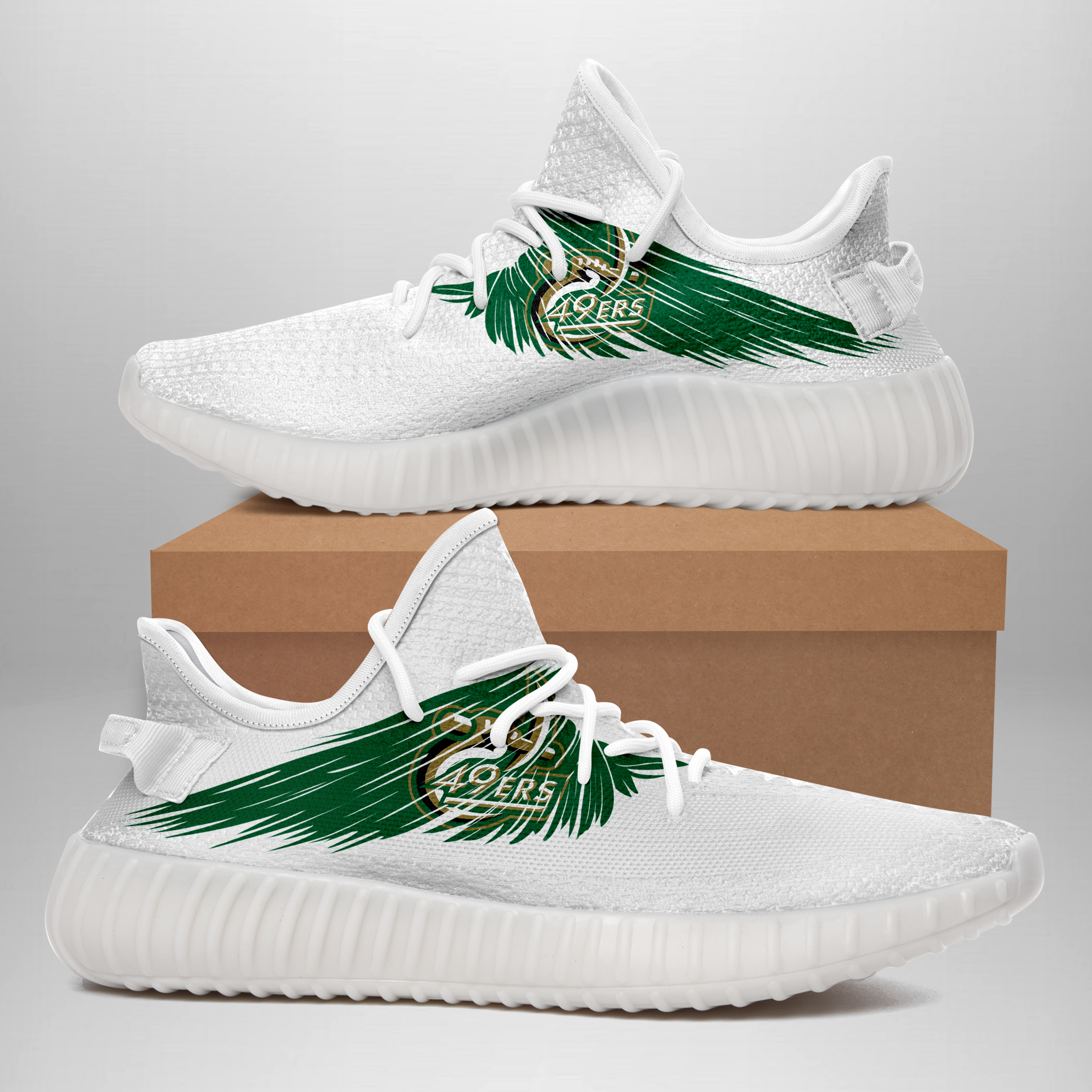 JWFancy Charlotte 49ers Yeezy Boost Shoes For Men And Women