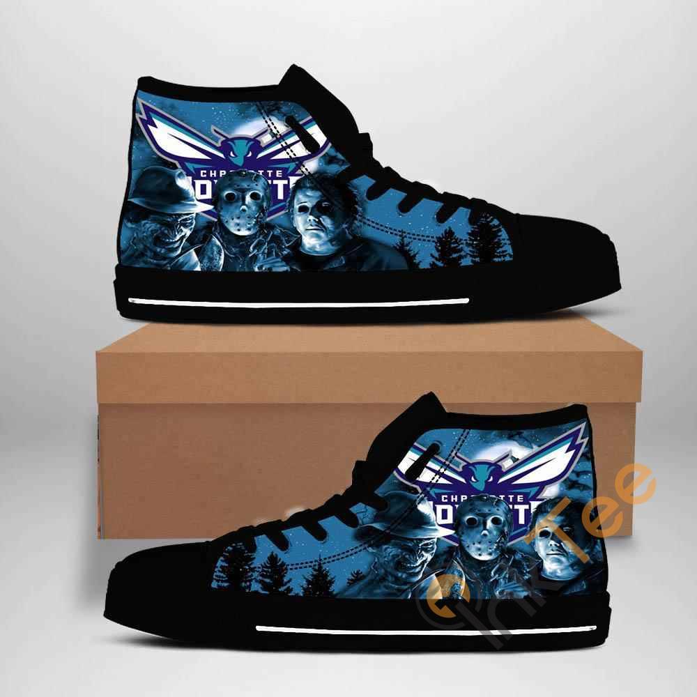 JWFancy Charlotte Hornets Low Top Canvas Sneakers Shoes For Men And Women