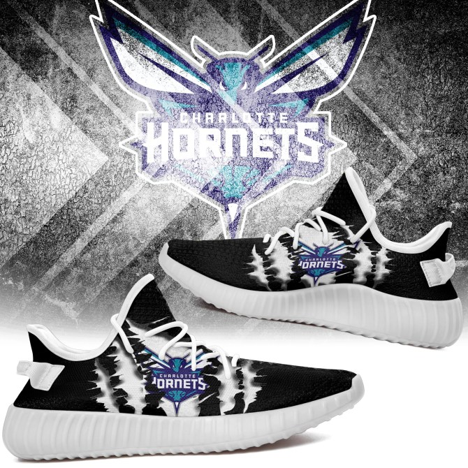 JWFancy Charlotte Hornets Yeezy Boost Shoes For Men And Women