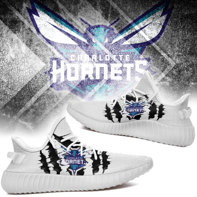 JWFancy Charlotte Hornets Yeezy Boost Shoes For Men And Women
