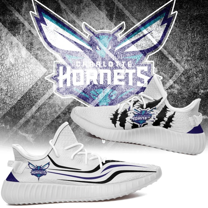 JWFancy Charlotte Hornets Yeezy Boost Shoes For Men And Women