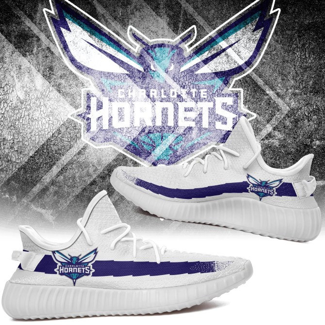 JWFancy Charlotte Hornets Yeezy Boost Shoes For Men And Women