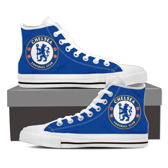 JWFancy Chelsea FC High Top Canvas Sneakers Shoes For Men And Women