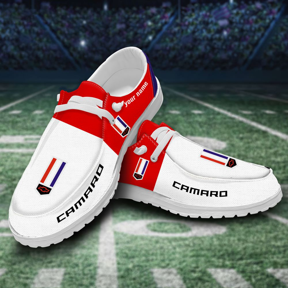 JWFancy Chevrolet Camaro Hey Dude Shoes Wally Men's Lace Up Loafers Comfortable For Men And Women