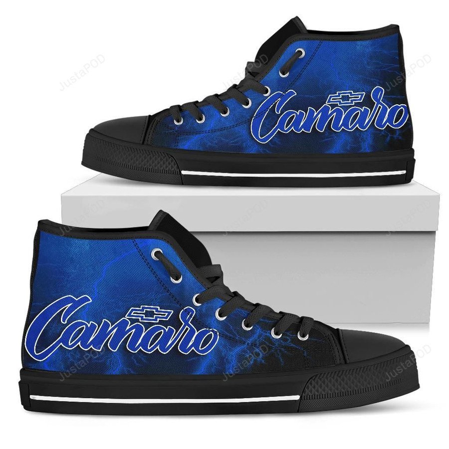 JWFancy Chevrolet Camaro High Top Canvas Sneakers Shoes For Men And Women