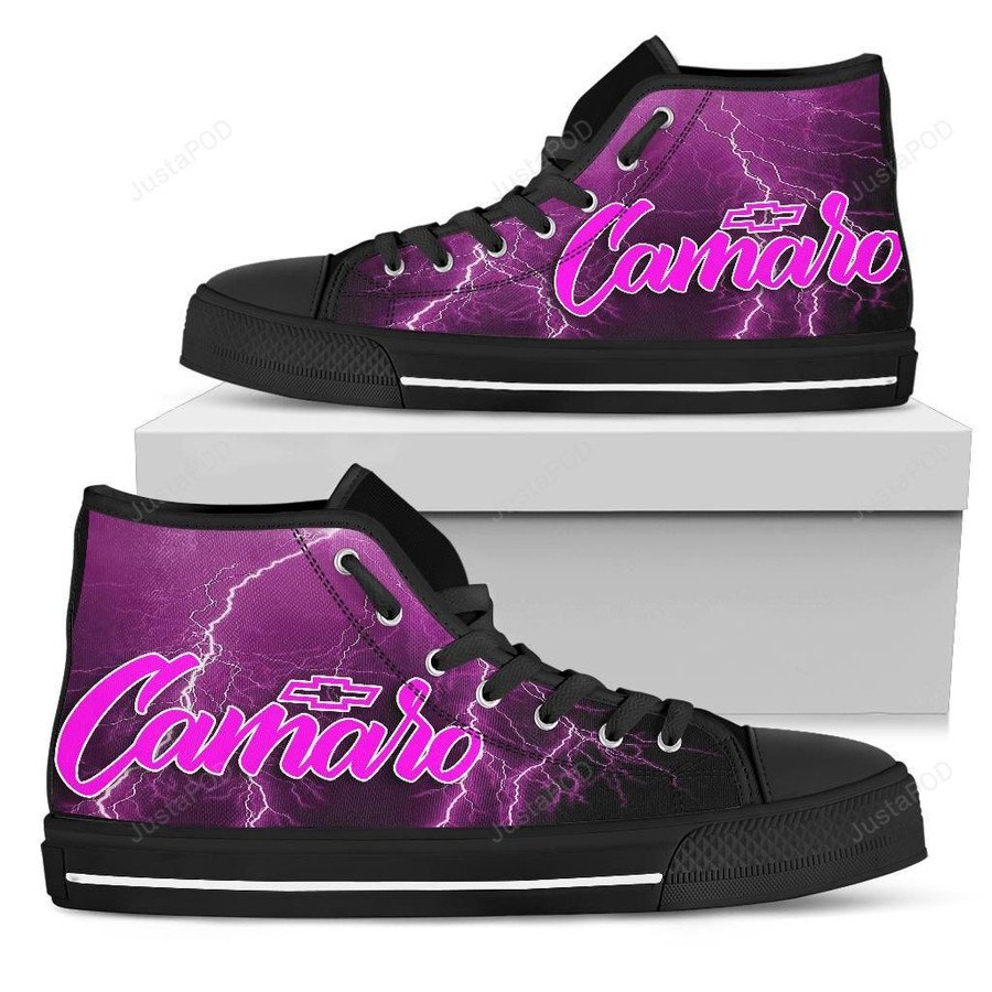 JWFancy Chevrolet Camaro High Top Canvas Sneakers Shoes For Men And Women
