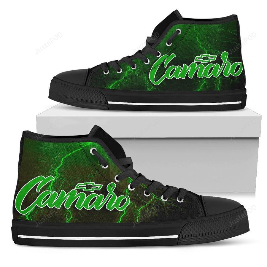JWFancy Chevrolet Camaro High Top Canvas Sneakers Shoes For Men And Women