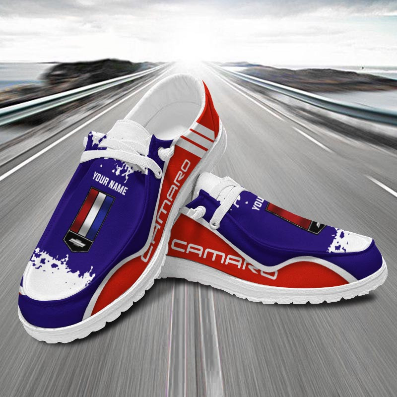 JWFancy Chevrolet Camaros Hey Dude Shoes Wally Men's Lace Up Loafers Comfortable For Men And Women