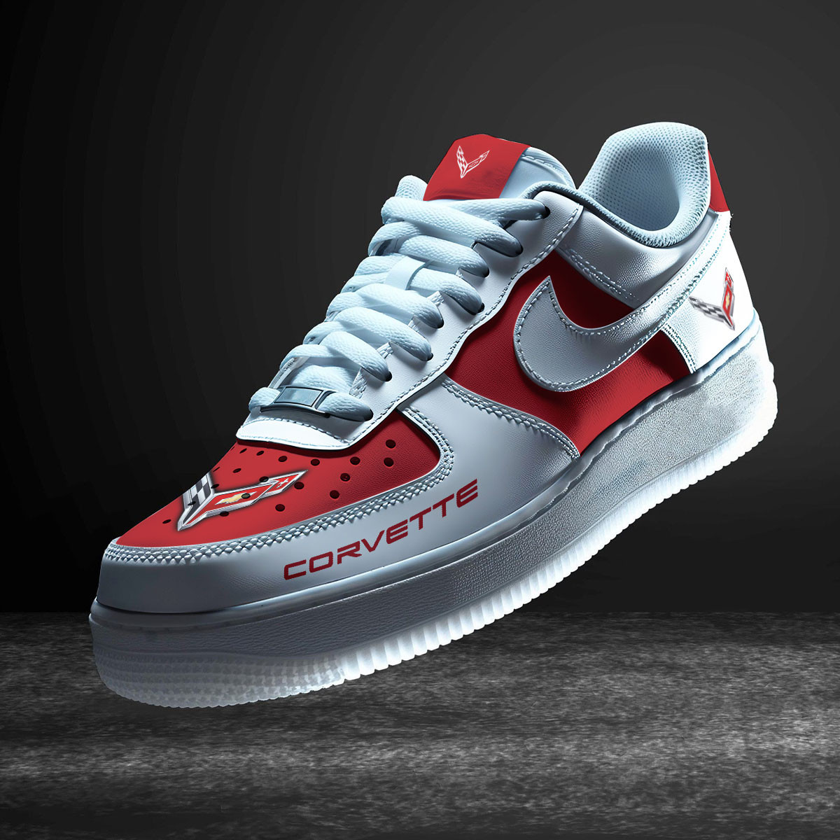 JWFancy Chevrolet Corvette Air Low-Top Sneakers Shoes For Men And Women