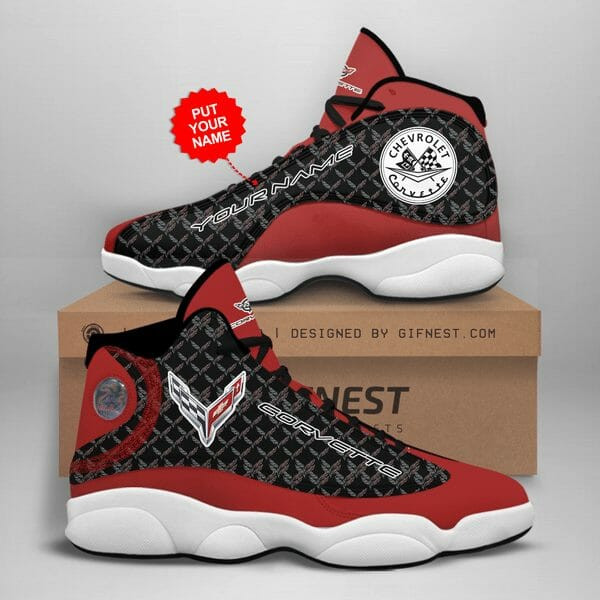 JWFancy Chevrolet Corvette AJ13 Sneakers Shoes For Men And Women