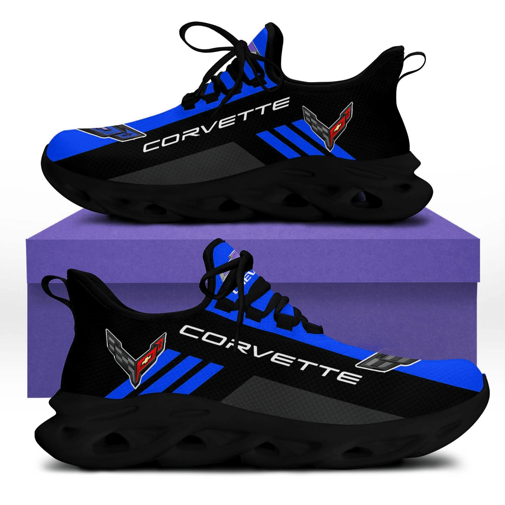JWFancy Chevrolet Corvette Max Soul Shoes Sneakers For Men And Women