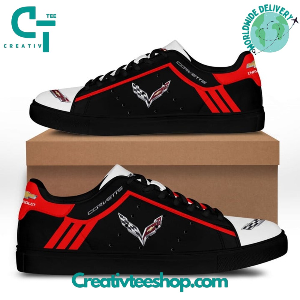 JWFancy Chevrolet Corvette Skate Stan Shoes Sneakes For Men And Women