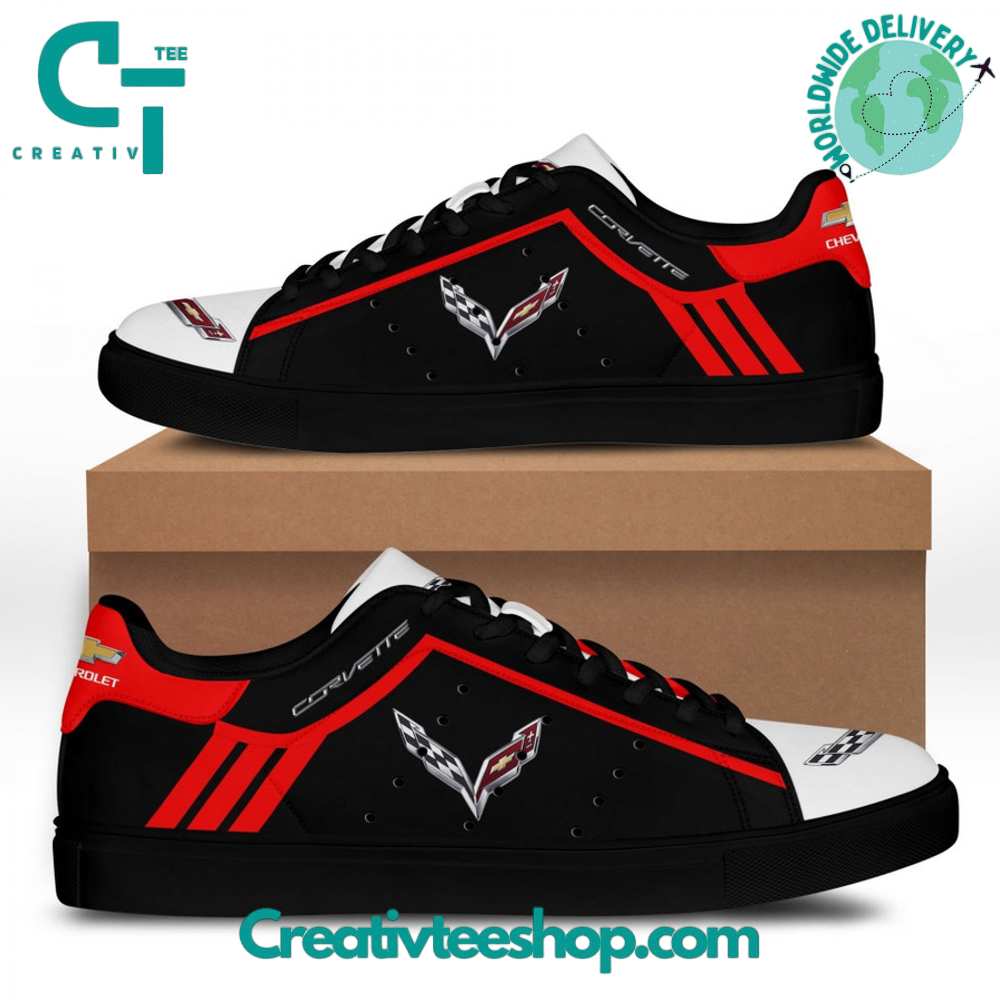 JWFancy Chevrolet Corvette Skate Stan Shoes Sneakes For Men And Women