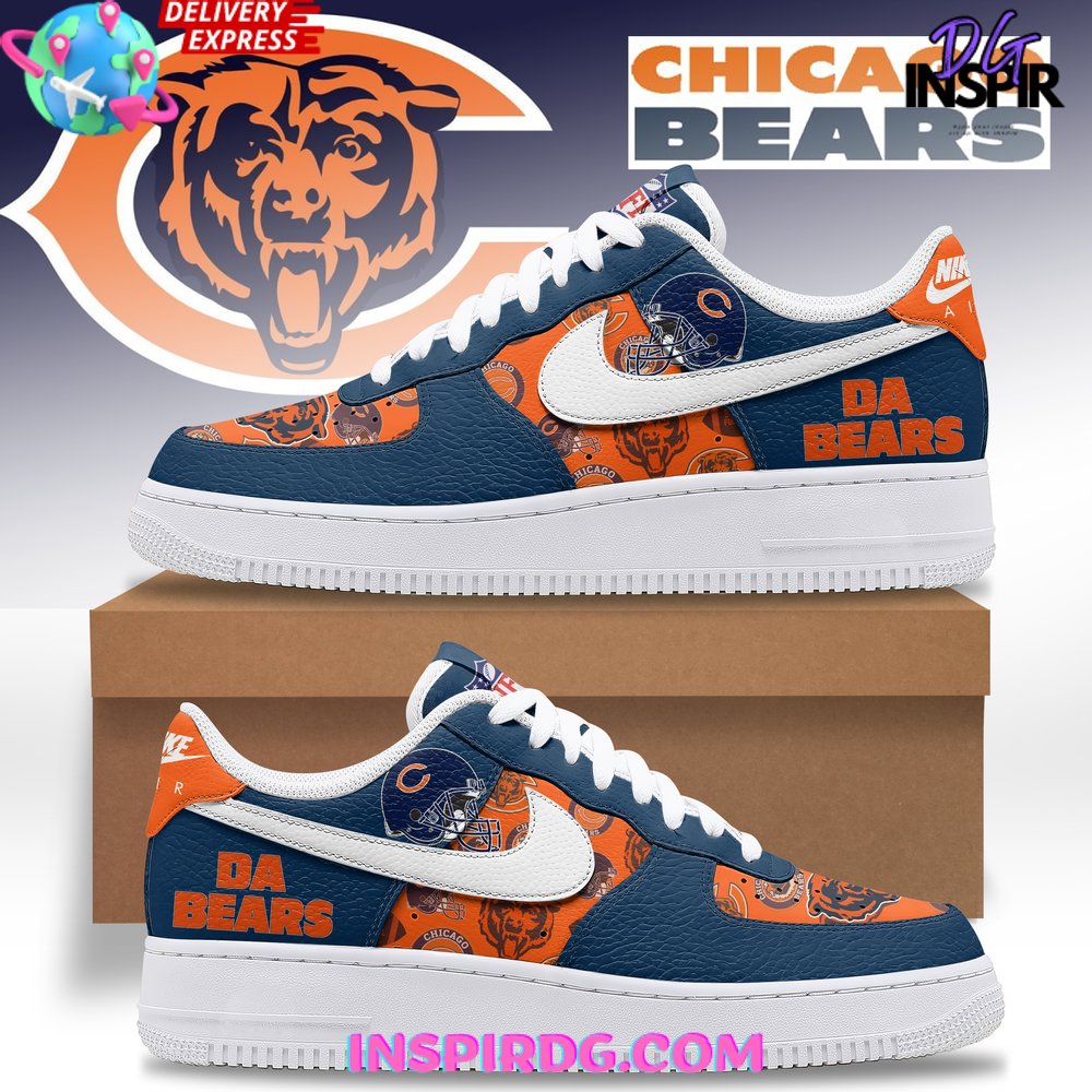 JWFancy Chicago Bears Air Low-Top Sneakers Shoes For Men And Women