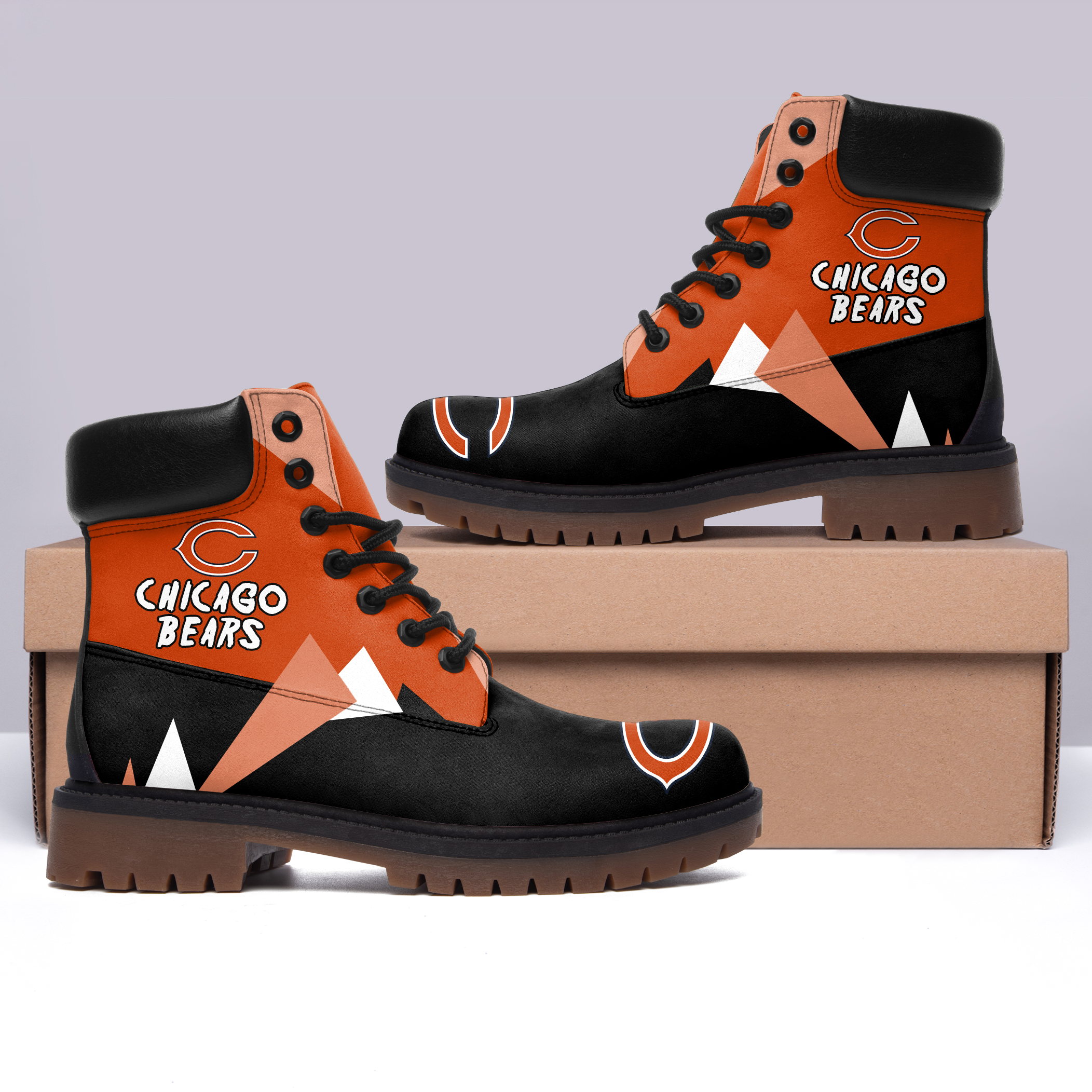 JWFancy Chicago Bears Boots Shoes For Men And Women