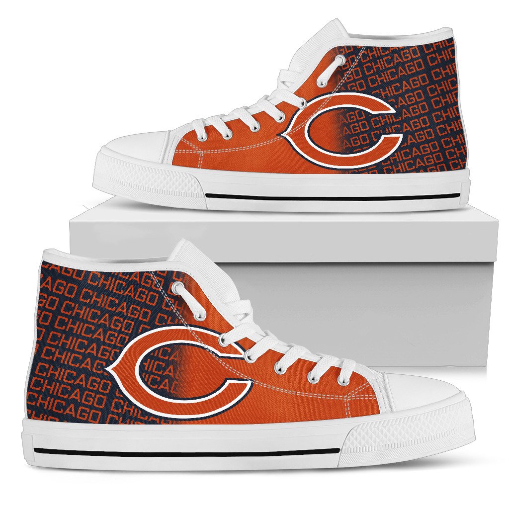 JWFancy Chicago Bears High Top Canvas Sneakers Shoes For Men And Women