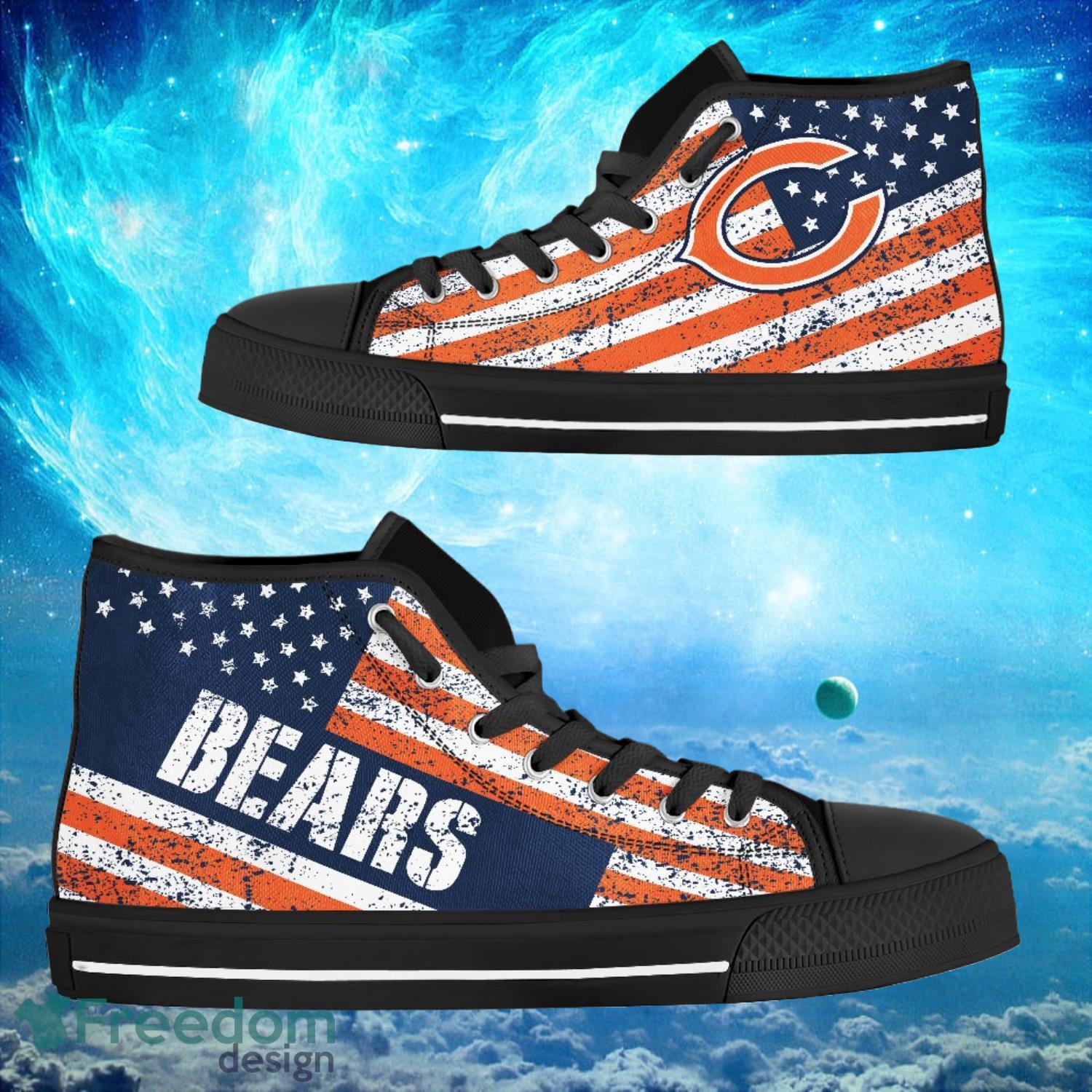 JWFancy Chicago Bears High Top Canvas Sneakers Shoes For Men And Women