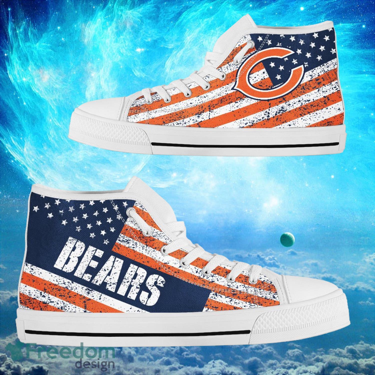 JWFancy Chicago Bears High Top Canvas Sneakers Shoes For Men And Women