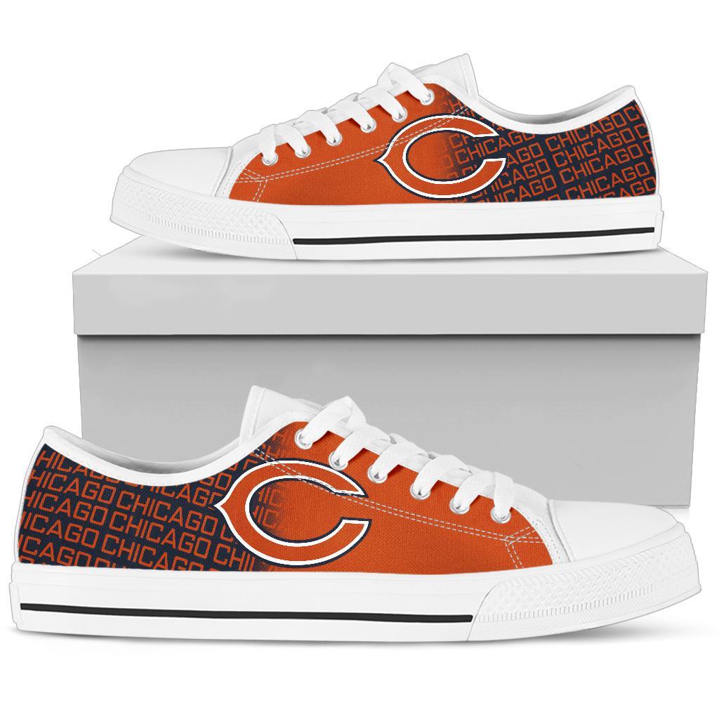 JWFancy Chicago Bears Low Top Canvas Sneakers Shoes For Men And Women