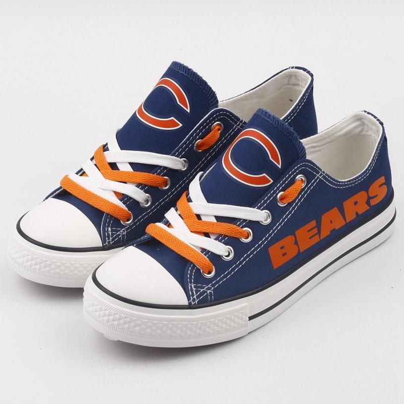 JWFancy Chicago Bears Low Top Canvas Sneakers Shoes For Men And Women