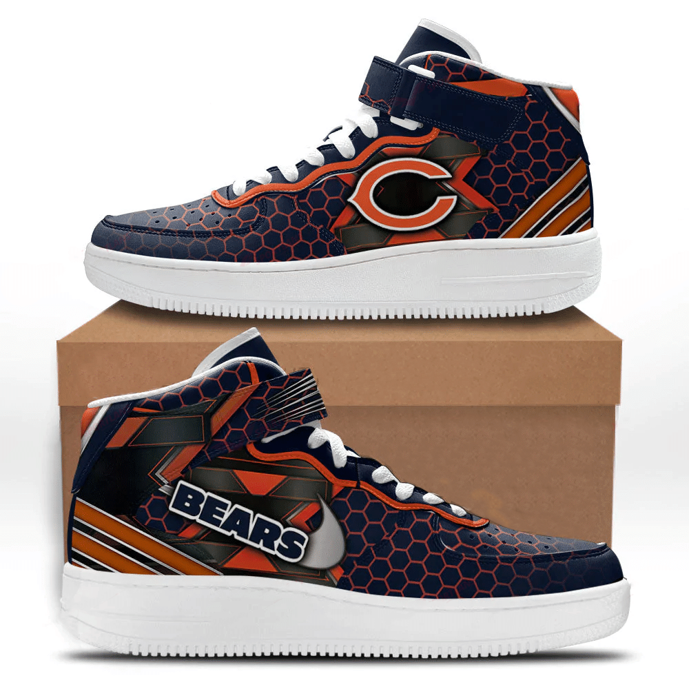 JWFancy Chicago Bears NFL Air Low-Top Sneakers Shoes For Men And Women