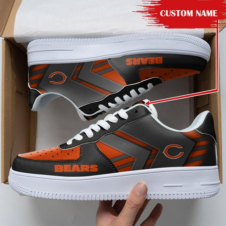 JWFancy Chicago Bears NFL Air Low-Top Sneakers Shoes For Men And Women
