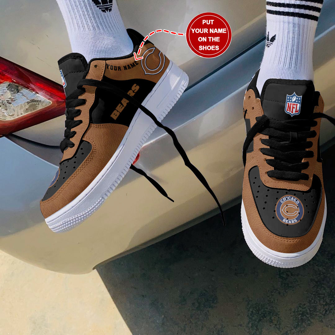 JWFancy Chicago Bears NFL Air Low-Top Sneakers Shoes For Men And Women