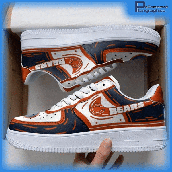 JWFancy Chicago Bears NFL Air Low-Top Sneakers Shoes For Men And Women