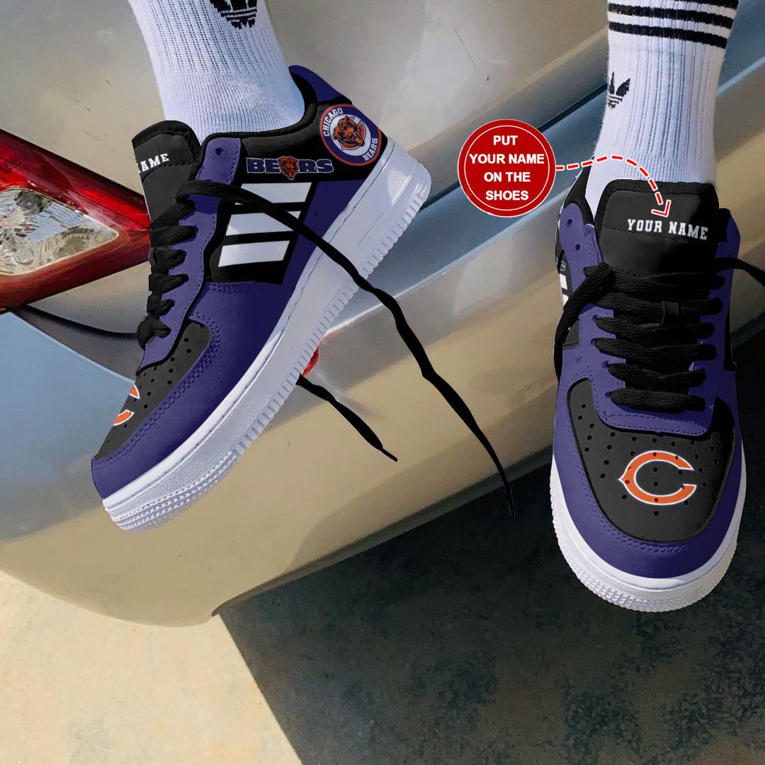 JWFancy Chicago Bears NFL Air Low-Top Sneakers Shoes For Men And Women