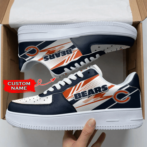 JWFancy Chicago Bears NFL Air Low-Top Sneakers Shoes For Men And Women