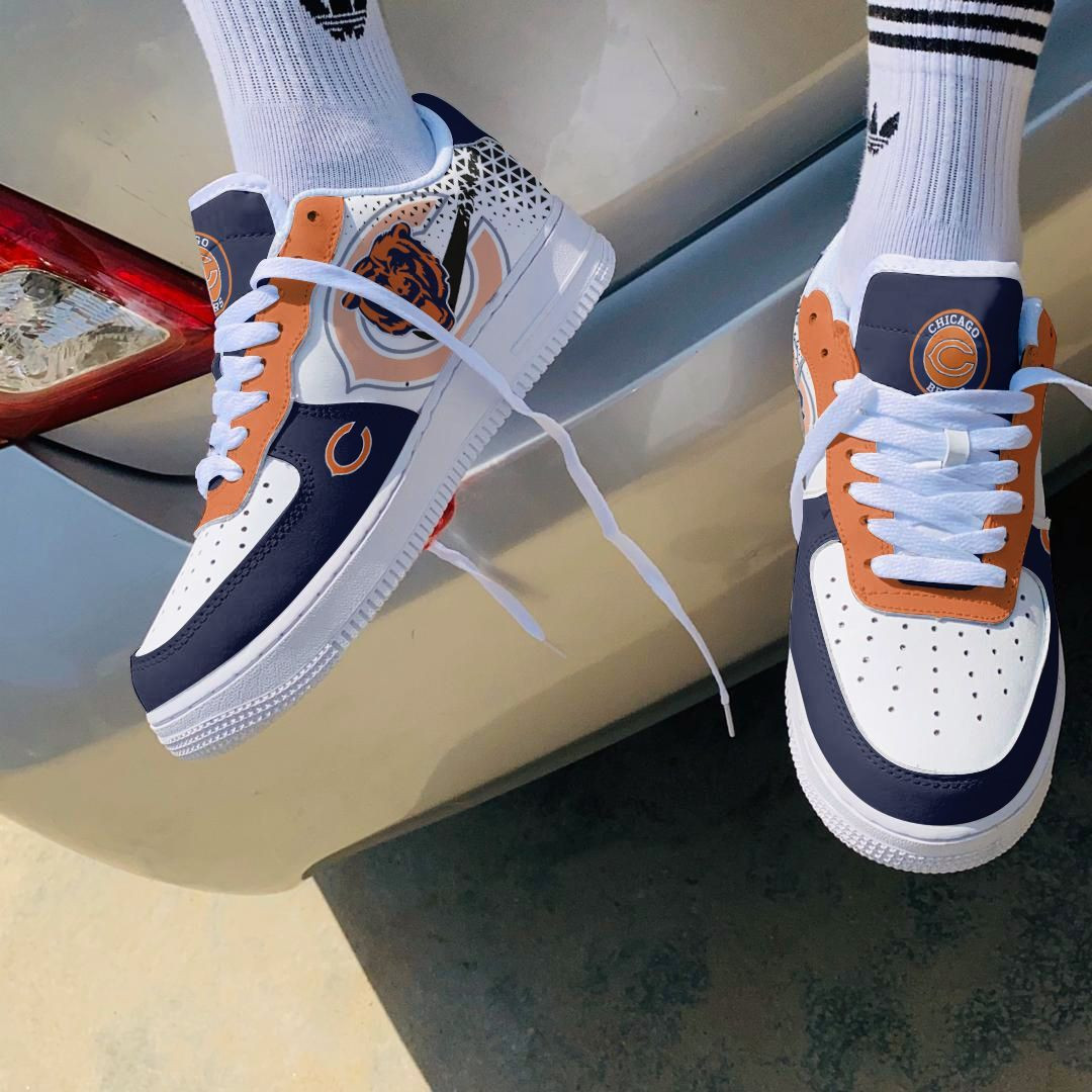 JWFancy Chicago Bears NFL Air Low-Top Sneakers Shoes For Men And Women