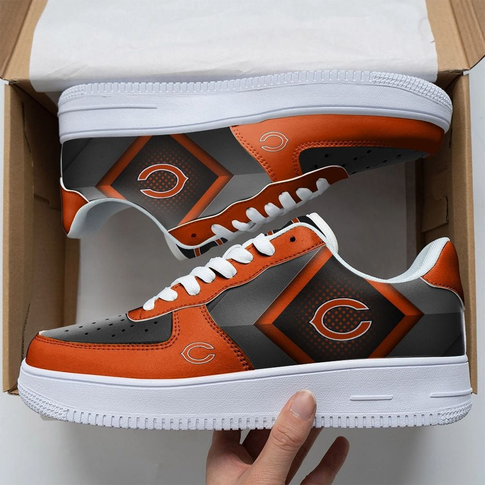 JWFancy Chicago Bears NFL Air Low-Top Sneakers Shoes For Men And Women