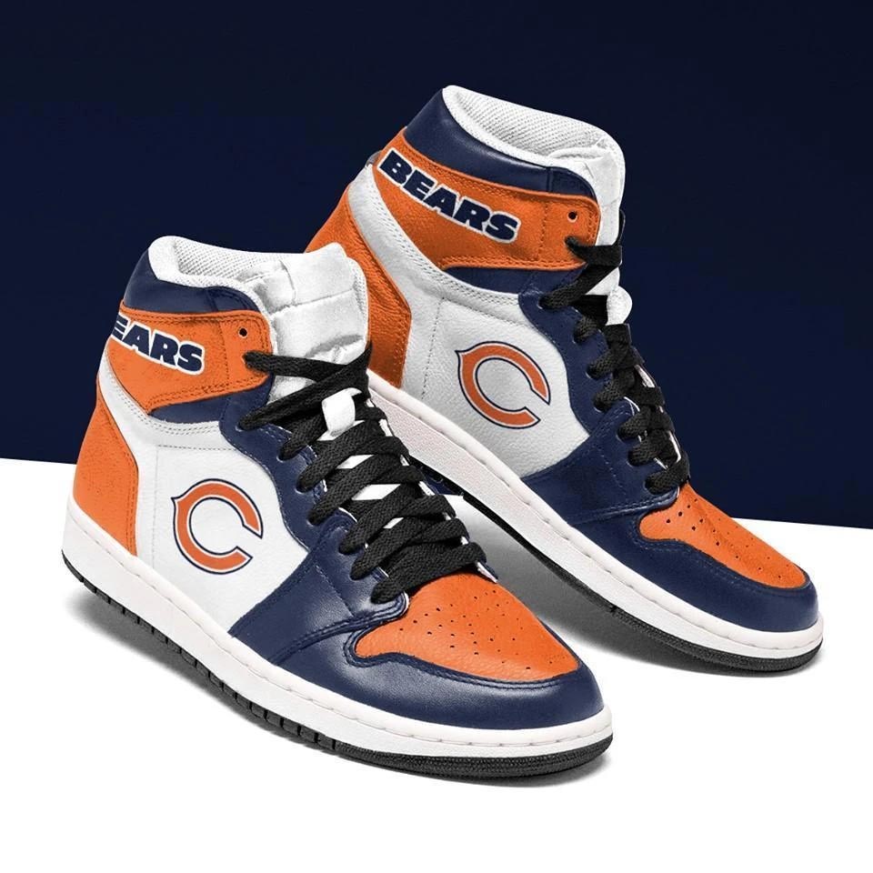 JWFancy Chicago Bears NFL AJ1 High Sneakers Shoes For Men And Women