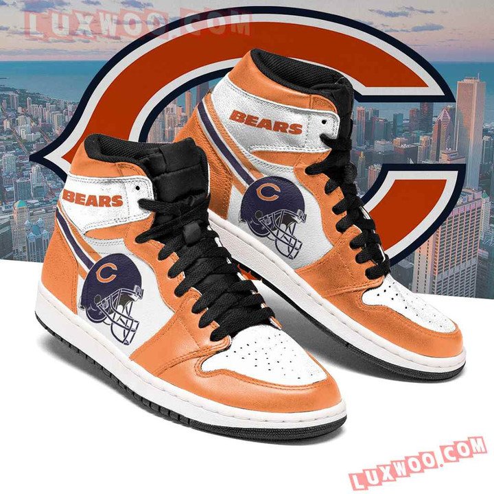 JWFancy Chicago Bears NFL AJ1 High Sneakers Shoes For Men And Women