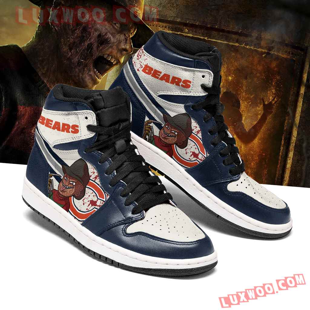 JWFancy Chicago Bears NFL AJ1 High Sneakers Shoes For Men And Women