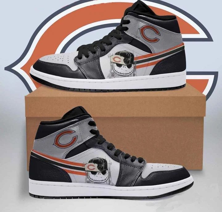 JWFancy Chicago Bears NFL AJ1 High Sneakers Shoes For Men And Women
