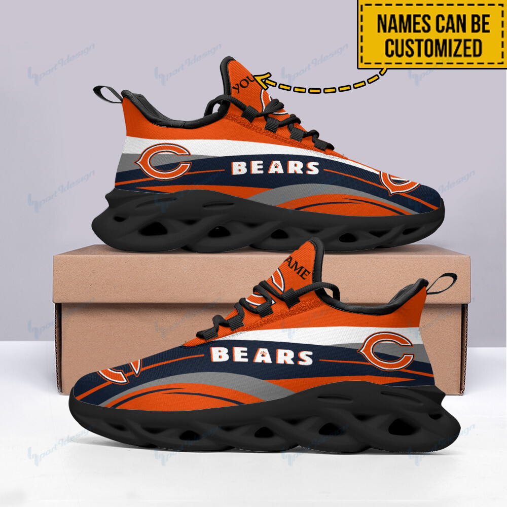 JWFancy Chicago Bears NFL Max Soul Shoes Sneakers For Men And Women