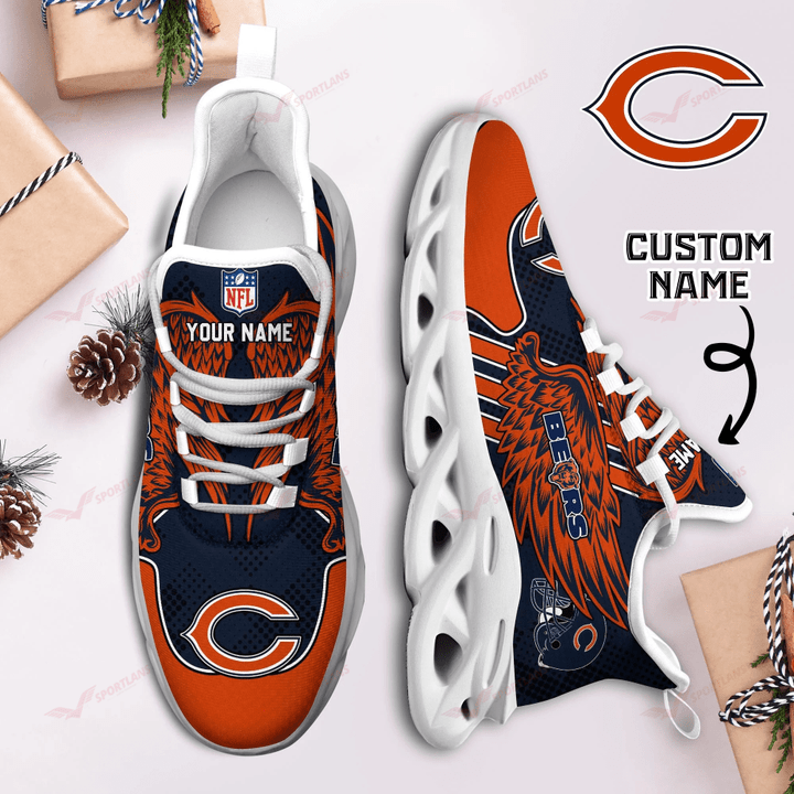 JWFancy Chicago Bears NFL Max Soul Shoes Sneakers For Men And Women