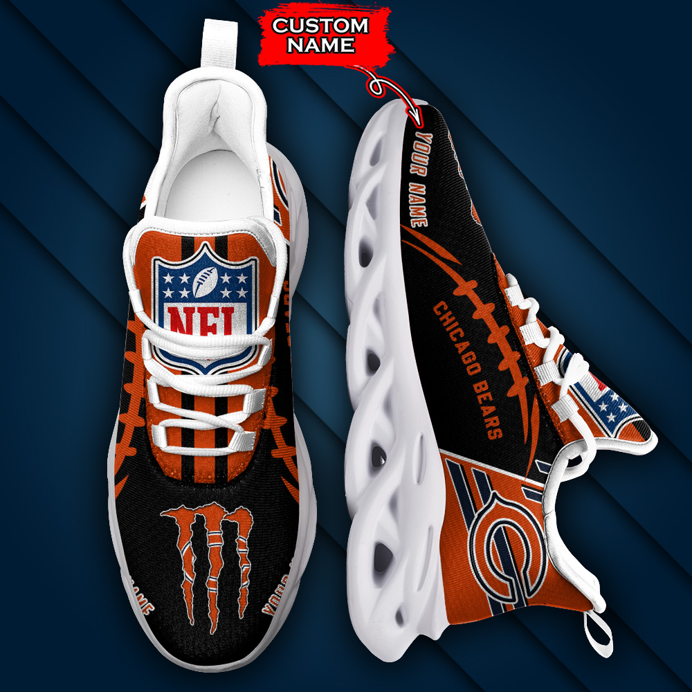 JWFancy Chicago Bears NFL Max Soul Shoes Sneakers For Men And Women