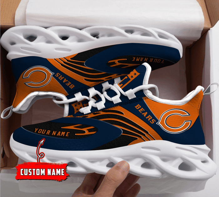 JWFancy Chicago Bears NFL Max Soul Shoes Sneakers For Men And Women