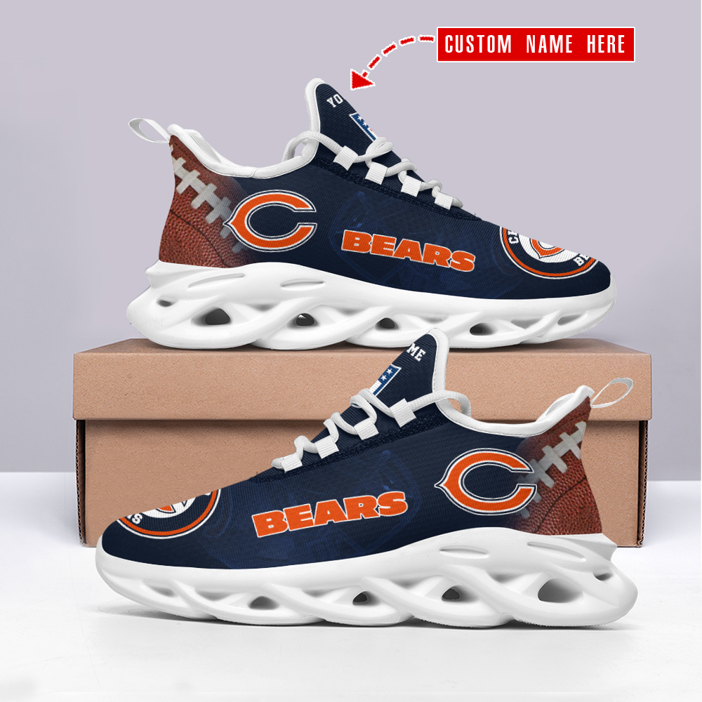 JWFancy Chicago Bears NFL Max Soul Shoes Sneakers For Men And Women