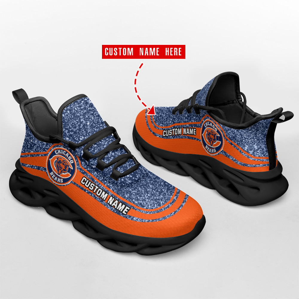JWFancy Chicago Bears NFL Max Soul Shoes Sneakers For Men And Women
